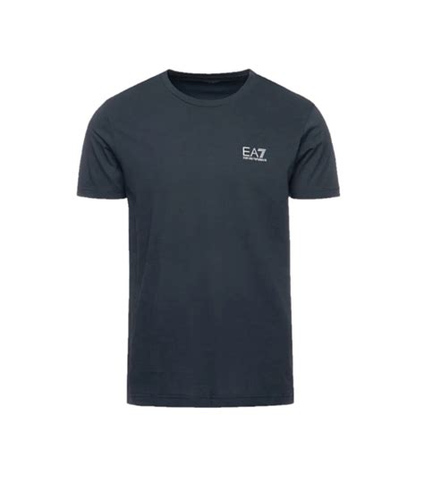 Ea7 Emporio Armani Basic Logo T Shirt Senior Night Blue Soccerfanshop