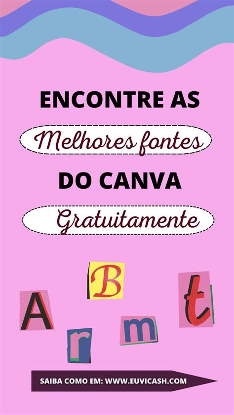 Fontes do Canva Grátis 38 melhores fontes para título e logo Eu vi