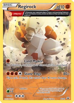 Regirock XYPromo TCG Card Database Pokemon