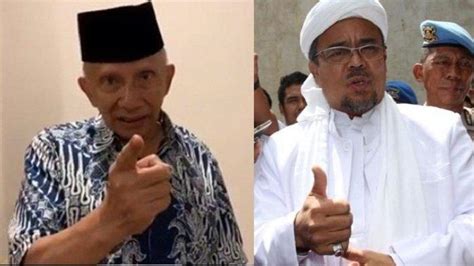 Habib Rizieq Vs Amien Rais Soal Tragedi Penembakan Laskar FPI Di Tol