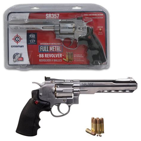 Revolver Sr Silver Bbs Co Mm Fps Crosman Camping Shop