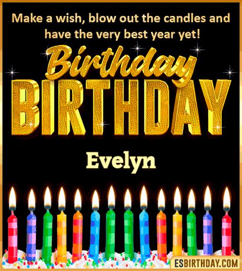 Happy Birthday Evelyn Images Animated Wishes28 GiFs