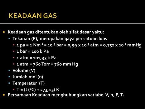 Gas Ideal Dan Gas Nyata