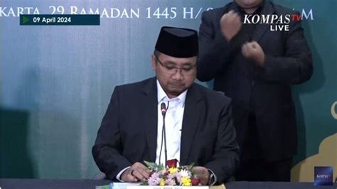 Breaking News Kementerian Agama Tetapkan Syawal H Jatuh Pada