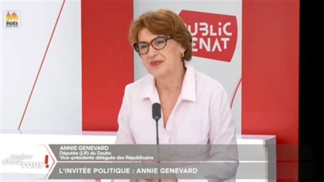 Annie Genevard l a dit dans Bonjour Chez Vous sur Public Sénat