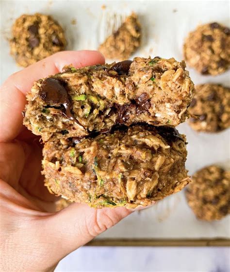 Vegan Zucchini Banana Bread Breakfast Cookies Gf Oil Free Recipe