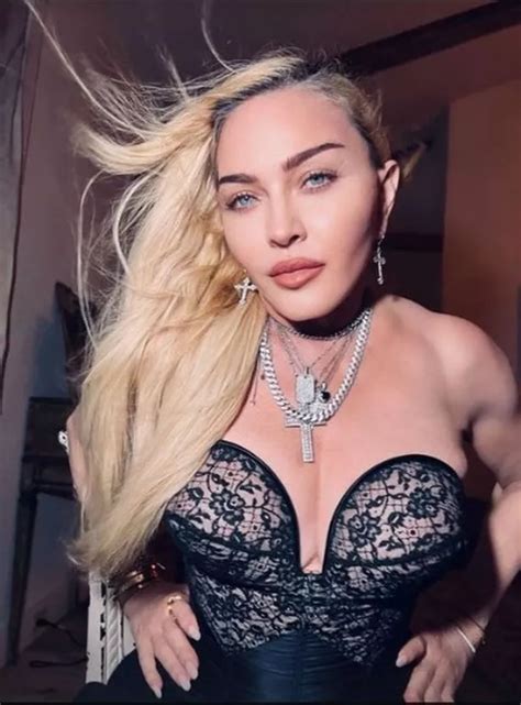 Madonna Strips Off To A Very Revealing Corset For Sexy Instagram Snaps