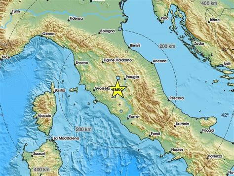 Trema Il Centro Italia Scossa Di Terremoto In Umbria Nella Zona Di