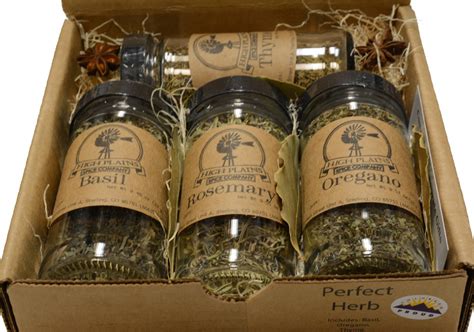 Perfect Herb Spices Gift Set of 4 ~ Gift Set by High Plains Spice ...