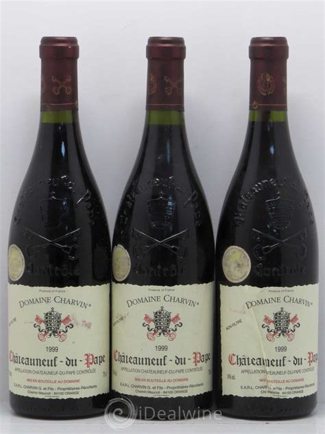 Acheter Châteauneuf du Pape Famille Charvin 1999 lot 8124