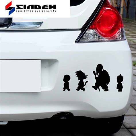 Jual CUTTING STICKER MOBIL GOKU DRAGON BALL STIKER BUMPER KACA KEREN