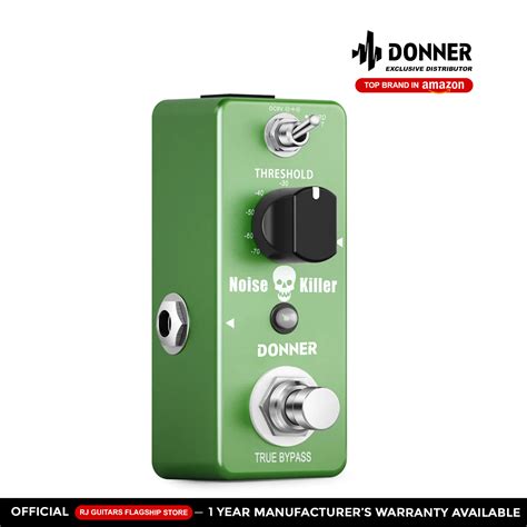 Donner Noise Gate Pedal Noise Killer Guitar Pedal Modes For Electric