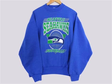 VTG 1994 Seattle Seahawks Crewneck - Large - Salem Sportswear NFL