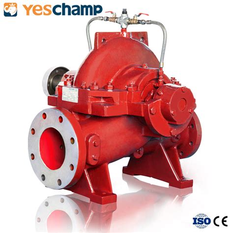 45kw Horizontal Single Stage Double Suction Split Case Fire Centrifugal