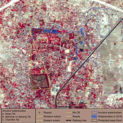 Landscape Of Agra With Land Use Details As Seen In 1720 1868 And At