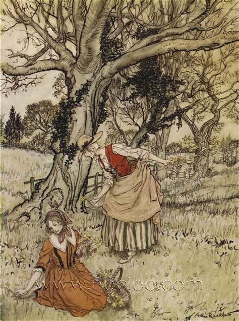 Arthur Rackham – Illustrations for The Compleat Angler 1931 – Golden Age Children's Book ...