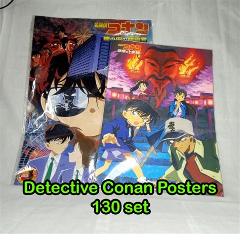 Detective Conan Posters, Hobbies & Toys, Memorabilia & Collectibles, Fan Merchandise on Carousell