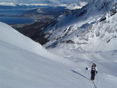 Backcountry Ski Day In Ushuaia Patagonia Ski Touring Trip Ifmga Leader