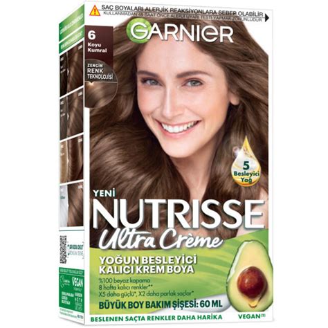 Garnier Nutrisse Ultra Creme Kalıcı Krem Boya No 6 Koyu Karamel