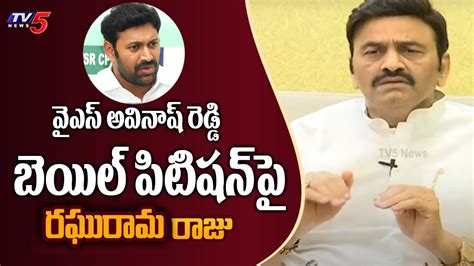 వైఎస్ అవినాష్ రెడ్డి బెయిల్ పిటిషన్ పై రఘురామా రాజు Ys Avinash Reddy