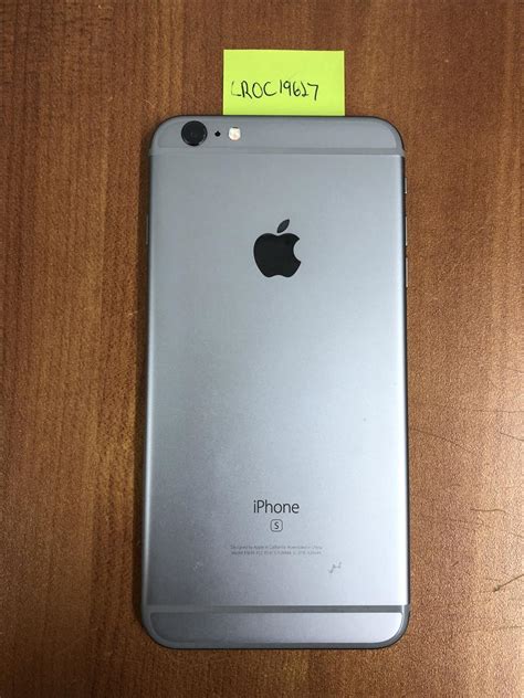 Apple Iphone S Plus Unlocked Grey Gb A Lroc Swappa