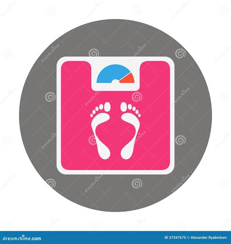 Weight Scale Icon Stock Vector Illustration Of Isolated 37347675