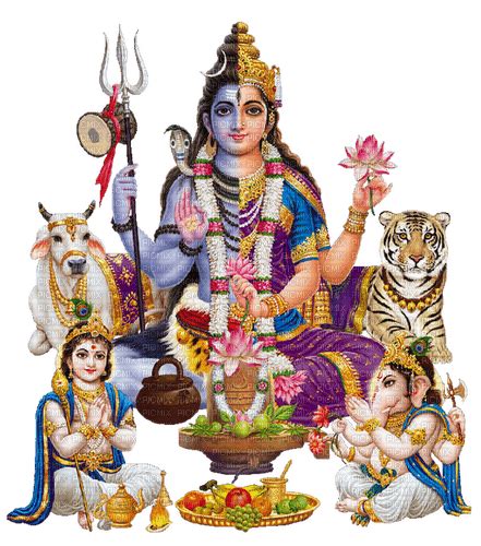 Shiva Parvati Ganesh Kartikeya Images