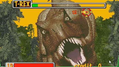 Jurassic Park Arcade Playthrough Longplay Retro Video Game Youtube