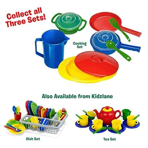 Kidzlane Toy Pots And Pans Kitchen Accessories Durable And Safe