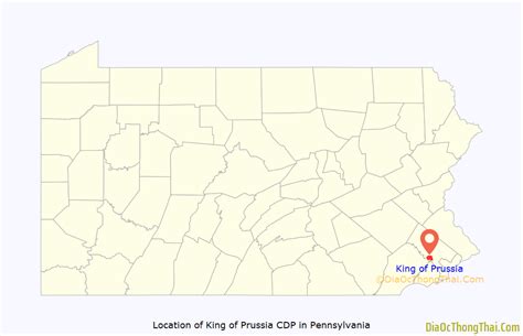 map  king  prussia cdp thong thai real