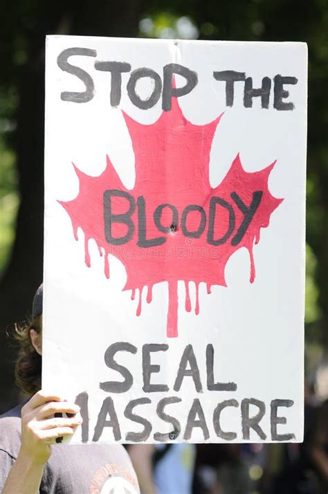 Protest Against Seal Hunt Stock Photos - Free & Royalty-Free Stock ...