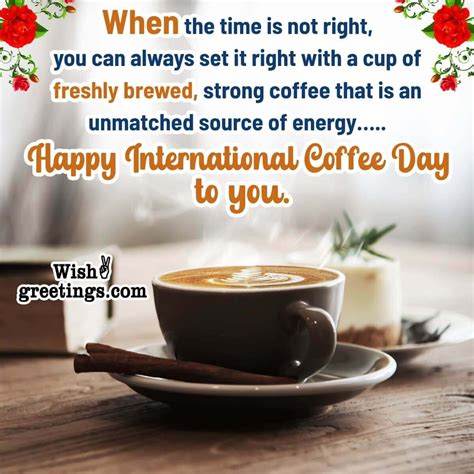 International Coffee Day Wishes Messages Wish Greetings