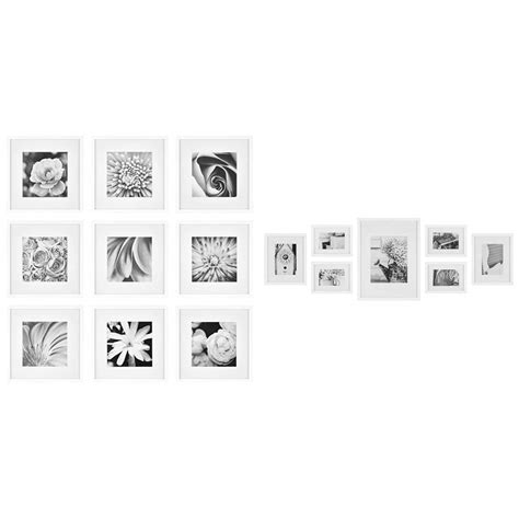 Buy Gallery Perfect Gallery Wall Kit Square Picture Frame Set X