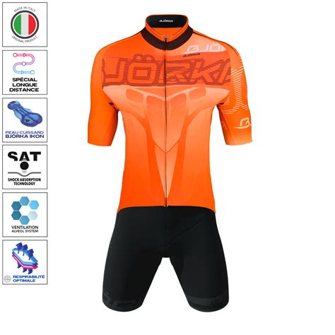 Pack Maillot Cuissard Isoard Orange Fluo Bj Rka Tout L Quipement