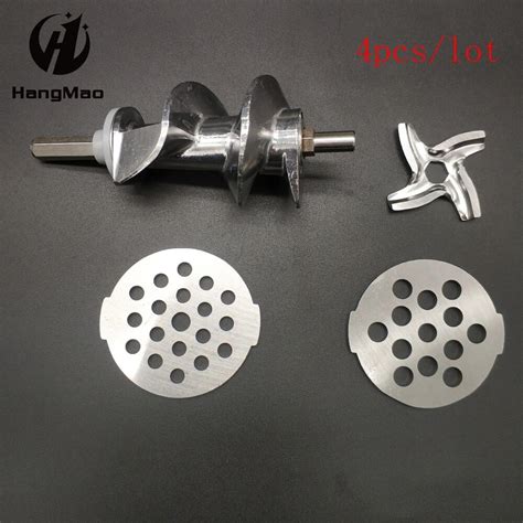 4 Piece Free Shipping Meat Grinder Screw Mincer Auger For Moulinex Meat Grinder Parts Meat