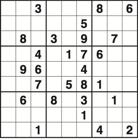 Observer sudoku | Life and style | The Guardian