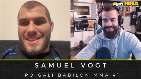 Samuel Vogt Babilon Mma Walka Z Jaros Awem Lechem Plany Na