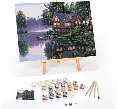 Amazon.com: Ledgebay Paint by Number for Adults - Licensed Artwork Paint by Number Kits, Wrinkle ...