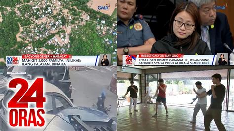 24 Oras Part 1 Ilang Lugar Sa Palawan Binaha Umano Y Ex PNP Chief