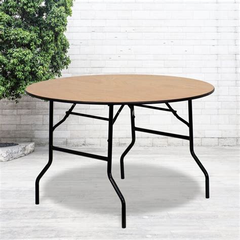 Flash Furniture Table De Banquet Pliante En Bois Wofford Et