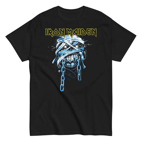 Iron Maiden Skull Chain T Shirt Hyper Iconic