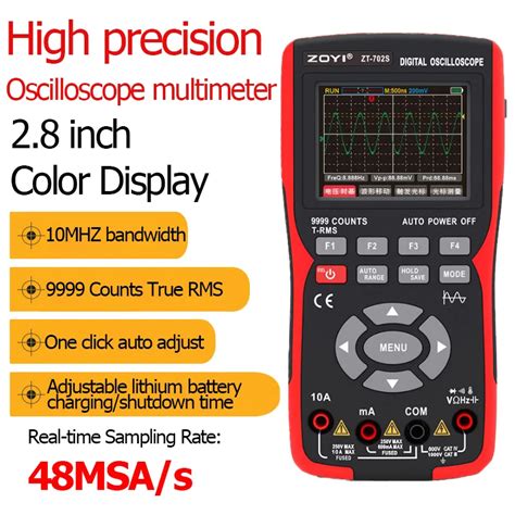 Zt S In Digital Oscilloscope Multimeter Real Time Sampling Rate