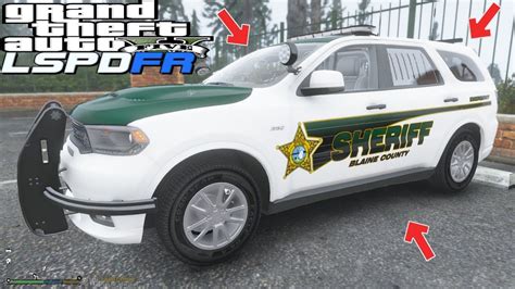 Gta 5 Live Pd 392 Srt Dodge Durango Blaine County Sheriff Snow Patrol Lspdfr 0 4 6 Youtube