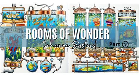 Colour Along Rooms Of Wonder By Johanna Basford Aquarium Part 3