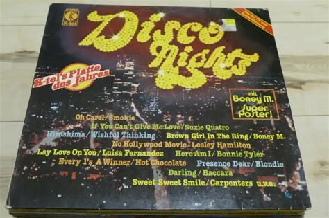 VA SAMPLER Disco Nights Original Hits Pop 70s 70er K Tel Album