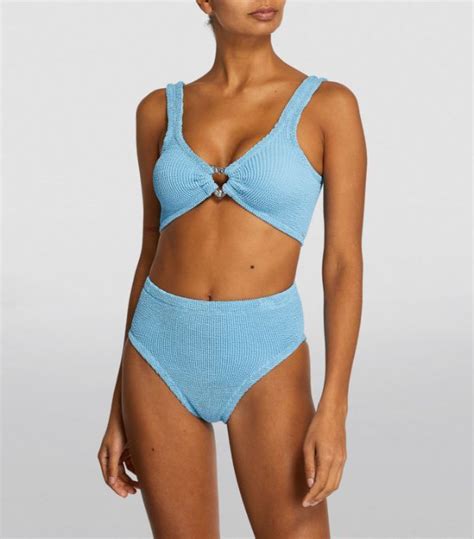 Womens Hunza G Blue Jessica Bikini Harrods Uk