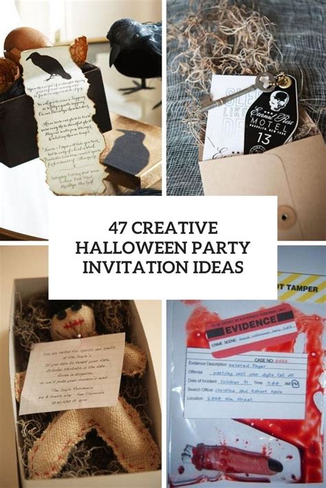 47 Creative Halloween Party Invitation Ideas - Shelterness