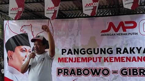 Ketum Jaringan Merah Putih Ungkap Prabowo Gibran Menang Satu Putaran