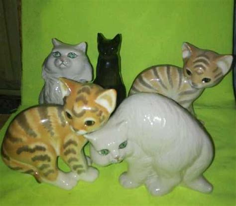 Фарфоровые статуэтки лфз Коты Кошки Котята лфз Кие купить | Хобби ...