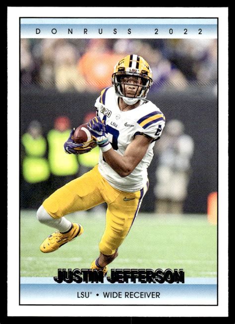 Panini Chronicles Draft Picks Donruss Retro Justin Jefferson